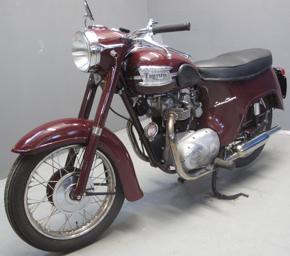 Lot 408 - 1960 TRIUMPH 5TA SPEED TWIN MOTORCYCLE