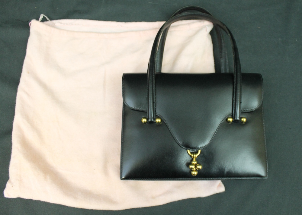 hermes handbags black leather